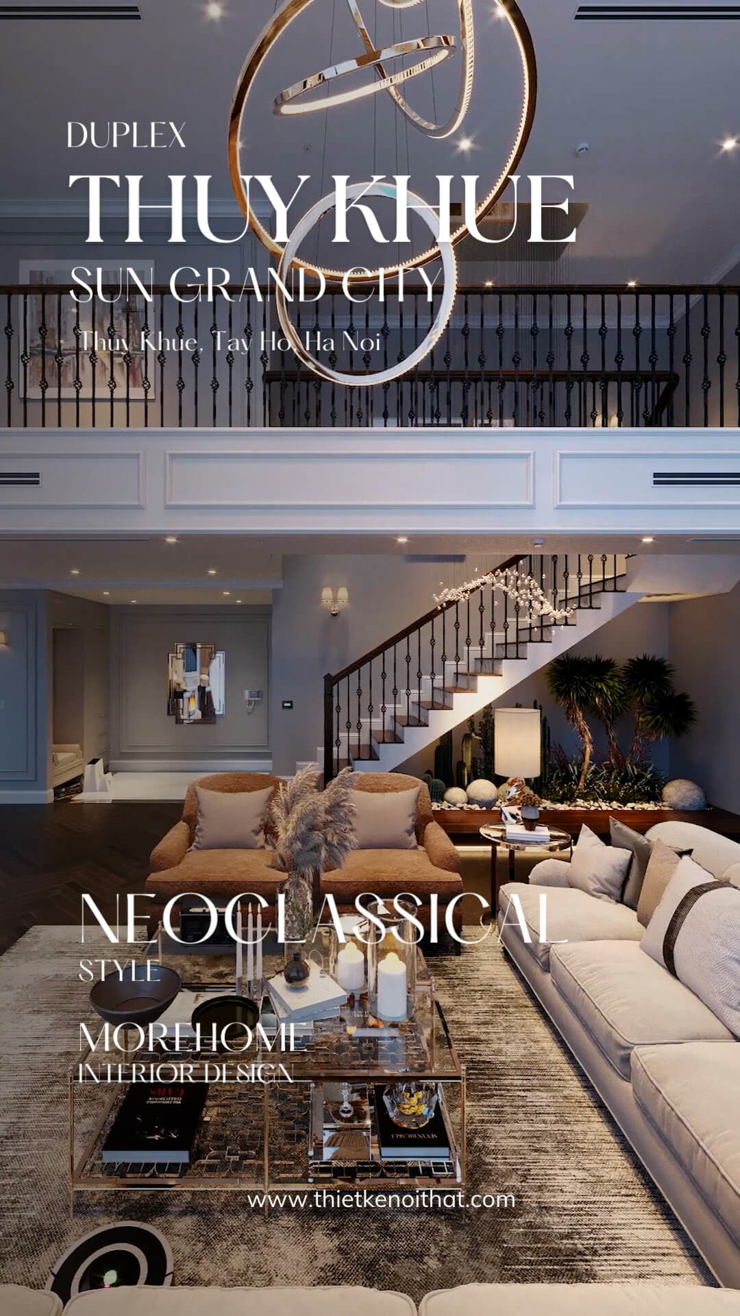 Khám phá không gian sống hoàn hảo tại Biệt thự Sungrand Thụy Khê, tác phẩm của đội ngũ Morehome